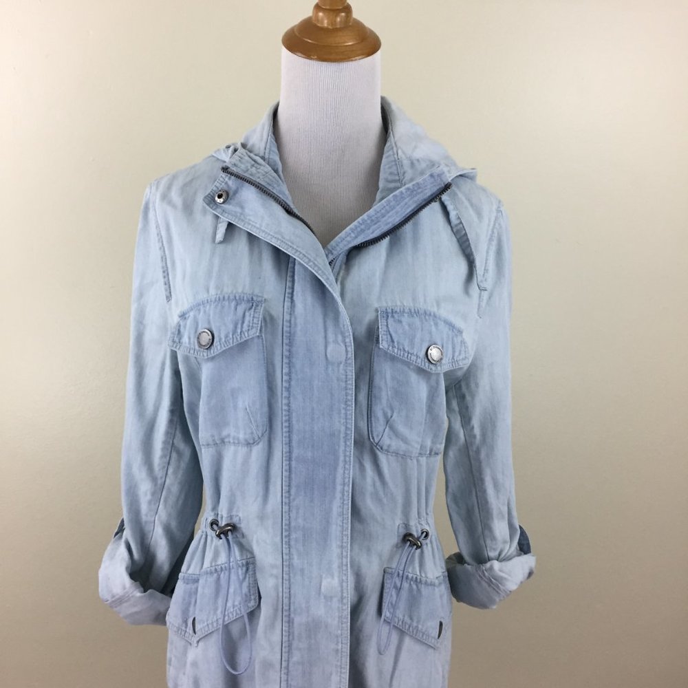 Bcbgeneration Light Blue/Wash Drawstring Waist & … - image 7